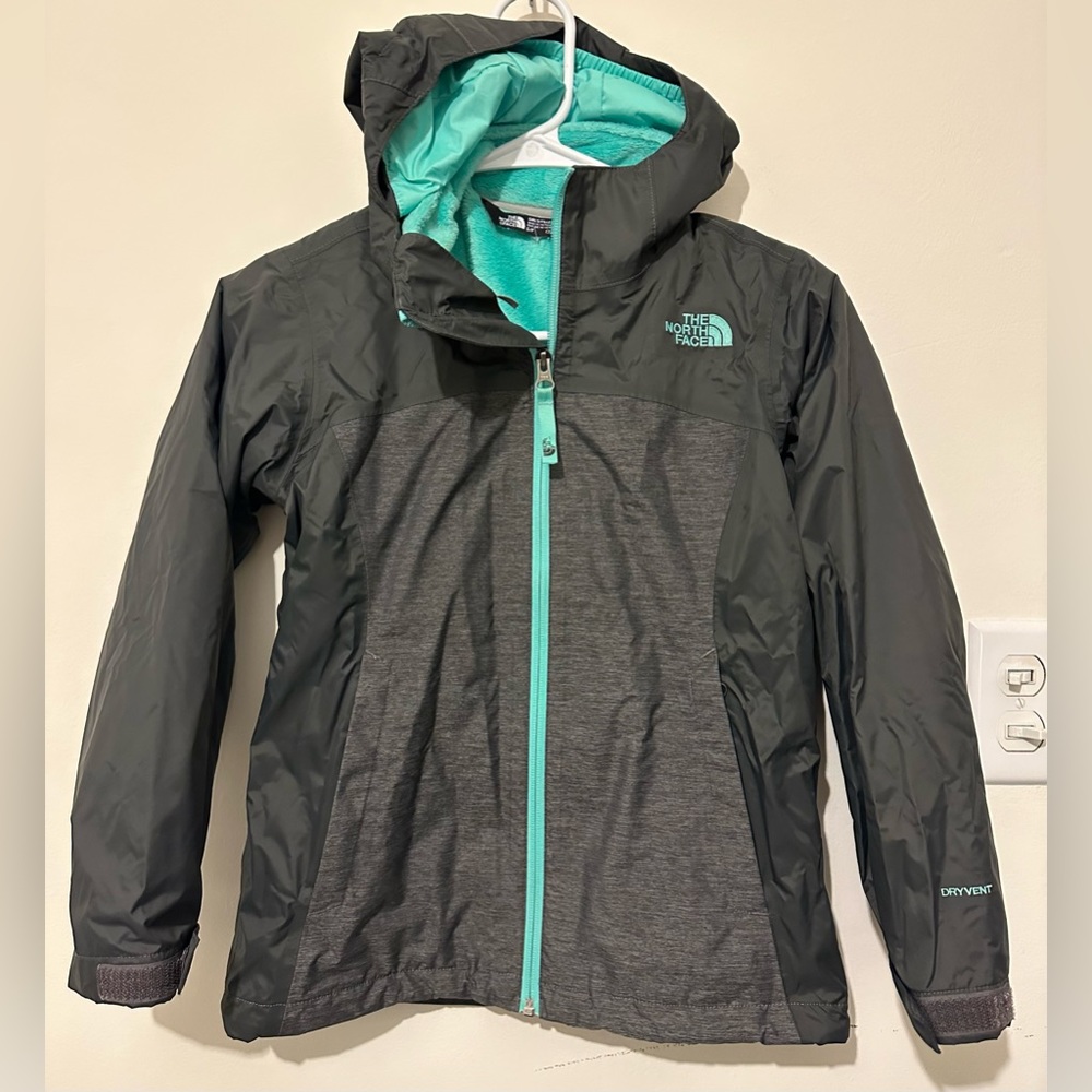 The North Face Girls Triclimate 3 in 1 Jacket Coat Size Small 7/8